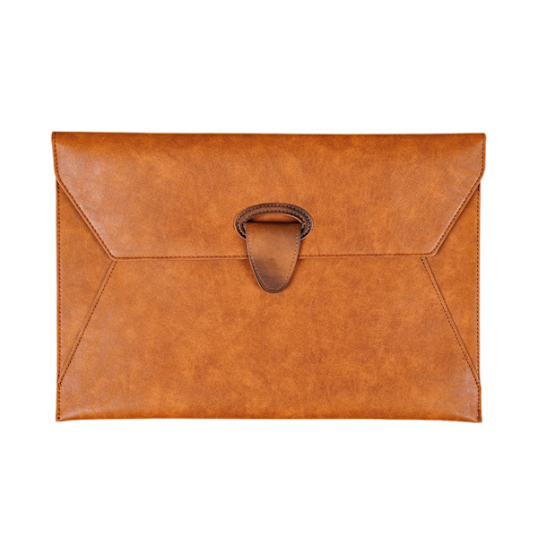 Håndholdt File Folder Opbevaringstaske Læder File Folder Laptop Sleeve Dokumenttaske null - 3