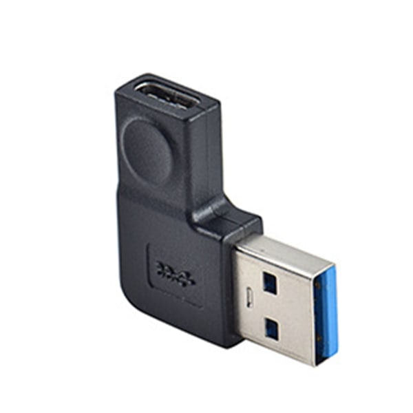 USB 3.0 till USB Typ C-adapter för anslutning av kringutrustning och tillbehör null - Left bend