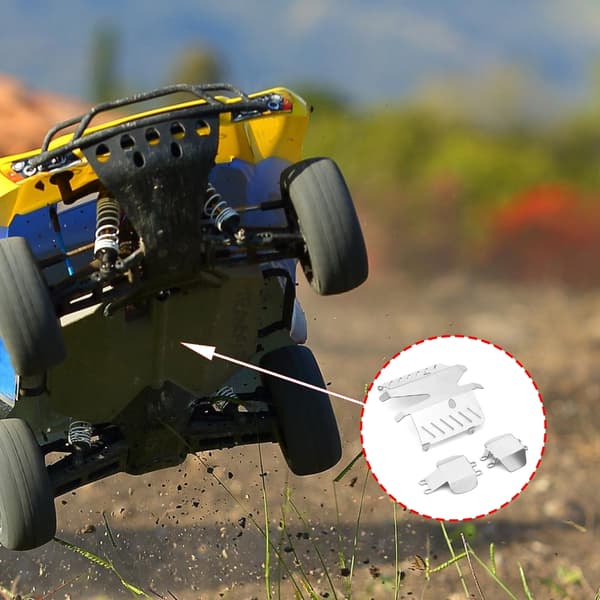 Fjernkontroll Skid Plate Beskyttere for Crawlers Guard Board for CC02 Modell