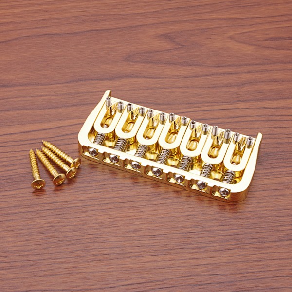 Gitarrstall Set 7 Strängar Platt Sadel Singel Tremolo Stall Starka Delar