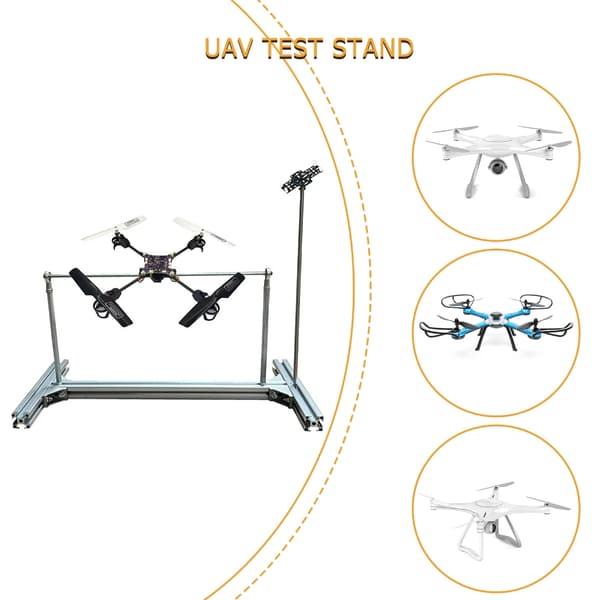 Aluminium Quadcopter PID Testbenker Feilsøkingsrammer for Modelldroner