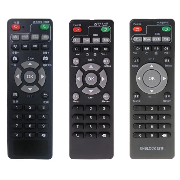 Fjernkontroll for dekoder for Unblock Tech Ubox for Smart TV Box Gen 1/2/3