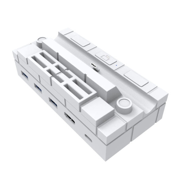 Bärbart Mini HDMI-kompatibelt Adapterställ TV Laddningsdocka Stativ för Switch/Switch OLED Dockningsstation Converter