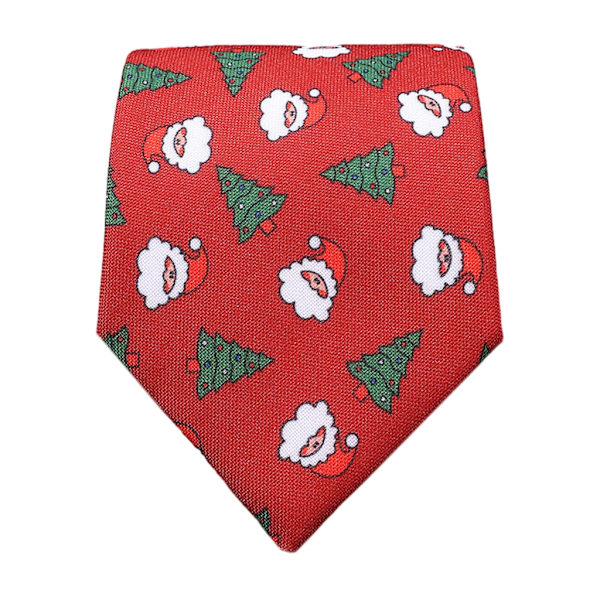 Festival Tie Christmas Party Jacquard kaulasolmio muodolliseen tapahtumaan Säädettävä pituus solmio paita Solmio lomatapahtumaan
