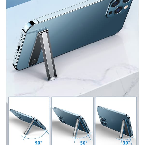 Metal telefonstativholder med foldbart design, perfekt til videoopkald