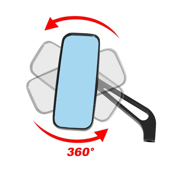 2-pack motorcykelbackspeglar cykelsidospegel metallkonstruktion