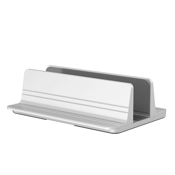 Lodret hyldestativ Sammenfoldelig Stærk Alu Desktop Computer Laptop Holder Dock Pladsbesparende Rack Fit Hjemmekontor