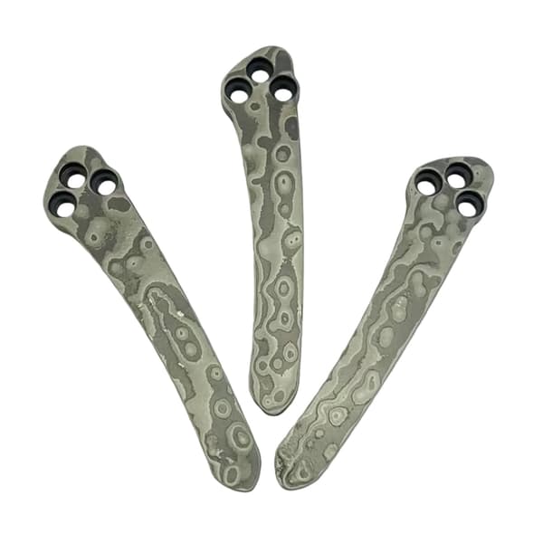 Damaskusstil Ergonomisk Bärficka Klämma 57mm Längd Dold Bärning