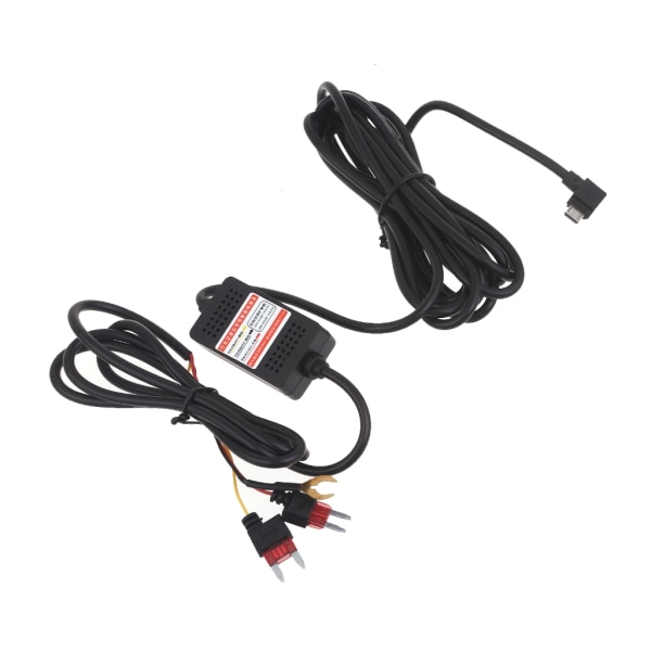 Power Micro USB Billaddningsenhet Enkel att använda Fordonsladdare Laddningslösning Plast för Dashcams null - Bend left