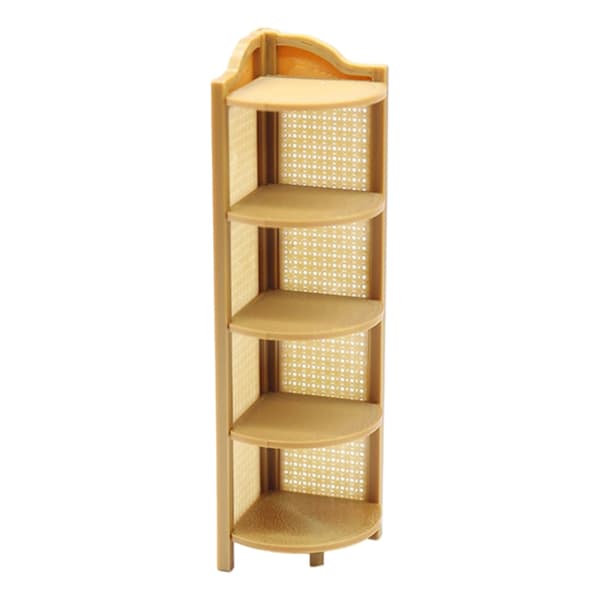 Hjørne Mini Display Hylde Håndværk Til Modelhus Soveværelse Dekorationer Og Display