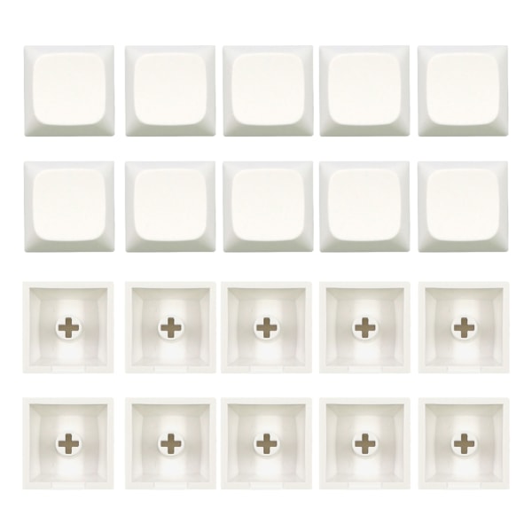 PBT Blank Keycap XDA Profile 1U Key Button Ersättning för Mekanisk Keyboa