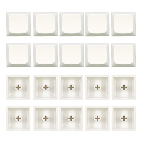 PBT Blank Keycap XDA Profile 1U Key Button Replacement for Mechanical Keyboa