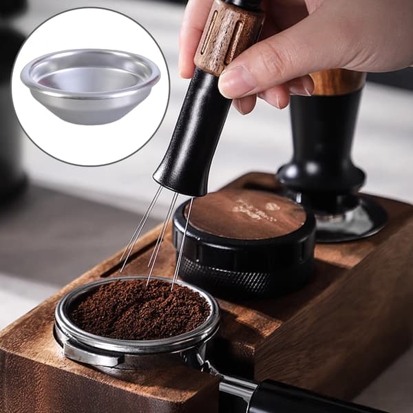 Rustfritt stål 54mm trykksatt filterkurv espressomaskin dryppeverktøy