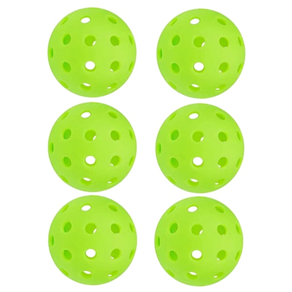 Pickleball-bolde med 40 små borede huller, holdbar og ensartet hop Orange