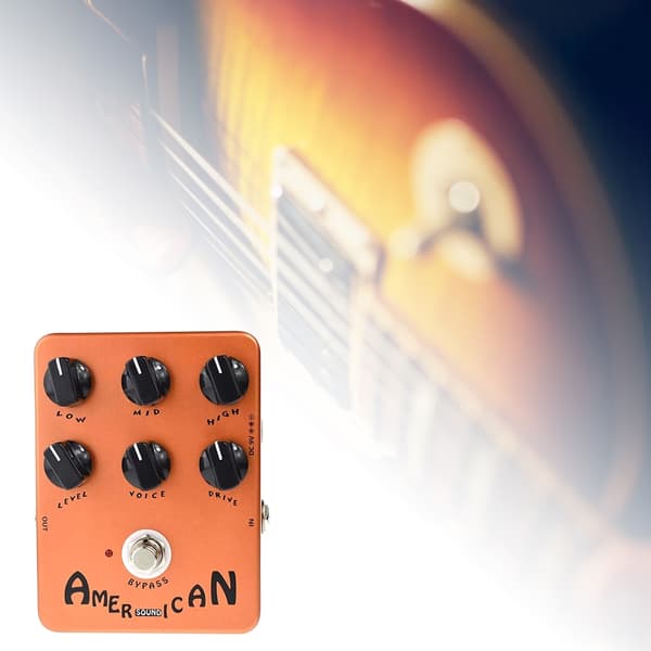 Gitar Simulerer Distortion Lydboks Effektpedal med Moderne Tonefleksibilitet