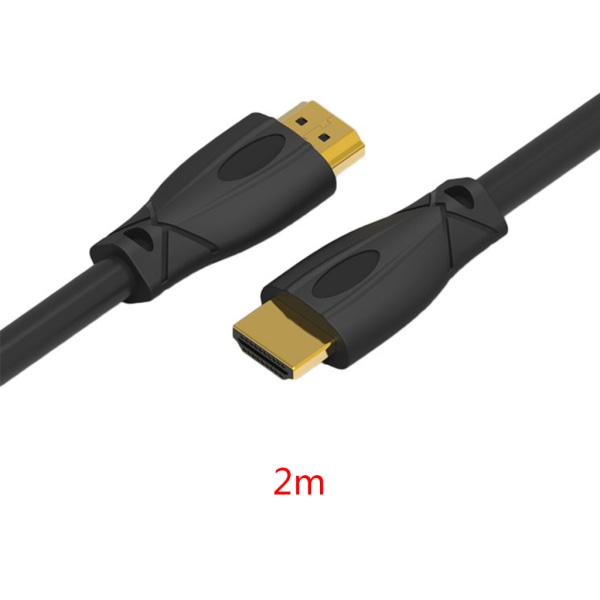 1/1,5/1,8/2m HDMI-kompatibel 2,1-kabel 8K 48Gbps bandbredd Videoanslutning Sladddelare för Switch Amplifier TV 2m