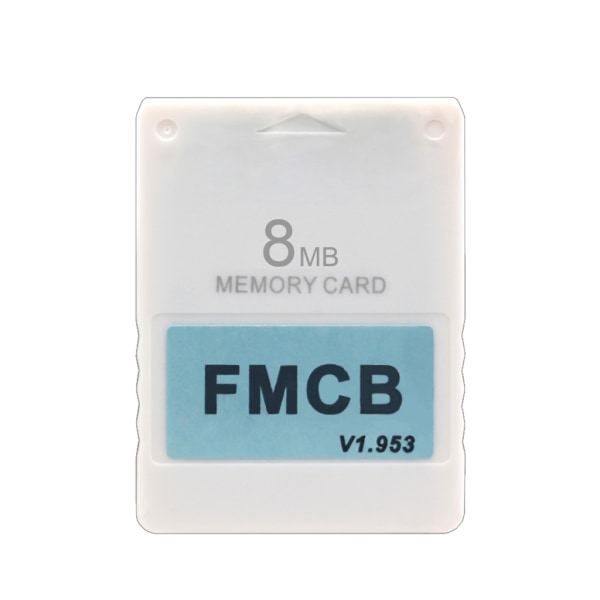 8MB 16MB 32MB 64MB Gratis McBoot FMCB-minneskort för PS2 FMCB-minneskort v1.953 Extended Card Save Game Data Stick Blue 16M