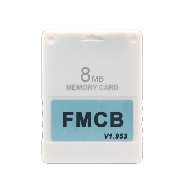 8MB 16MB 32MB 64MB Gratis McBoot FMCB-minneskort för PS2 FMCB-minneskort v1.953 Extended Card Save Game Data Stick Purple 8M