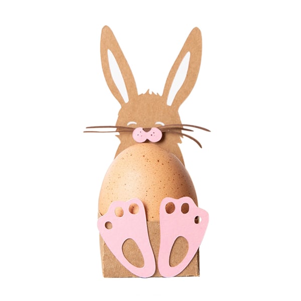 Easter Bunny Egg Box Metal Cutting Dies Scrapbooking Stencil Die Cuts Kort Preging DIY Fotoalbum Mal Mold