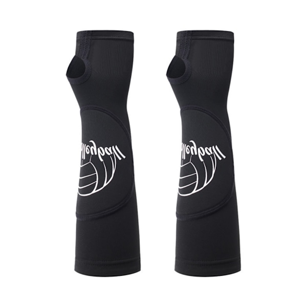 Volleyball handledsskydd armbågspassering underarmsskydd volleyboll handskydd Black S/M
