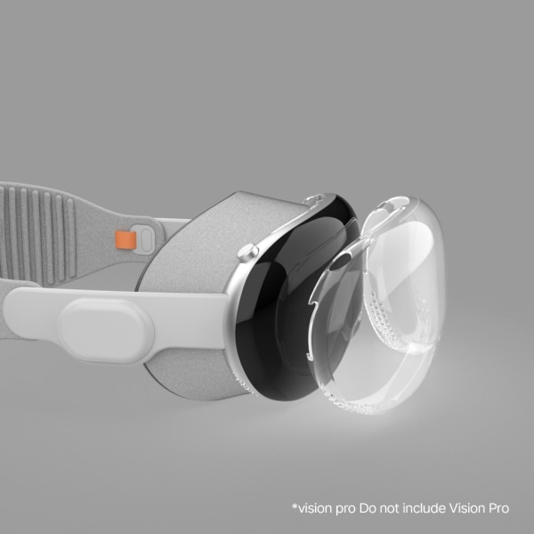 Uppgraderade VR-skyddsöverdrag för Vision Pro Accessory Front Headset i silikon