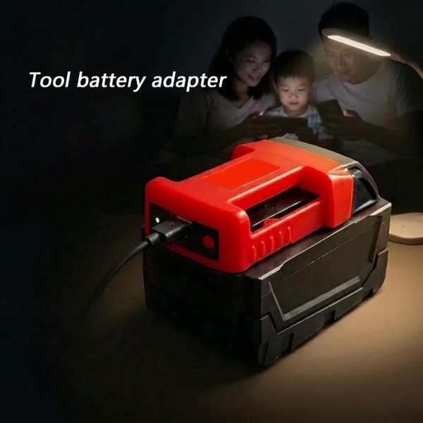 Multifunksjonell 18V batteriadapter for 48-11-1828, 48-11-1862 arbeidsverktøy