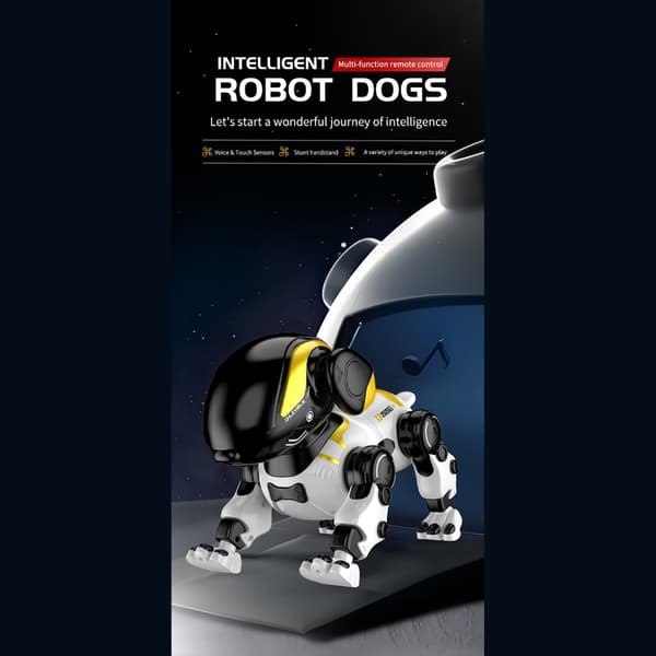Interaktiv Programmerbar Robot Hundeleke for Barn Fjernkontroll Oppladbar