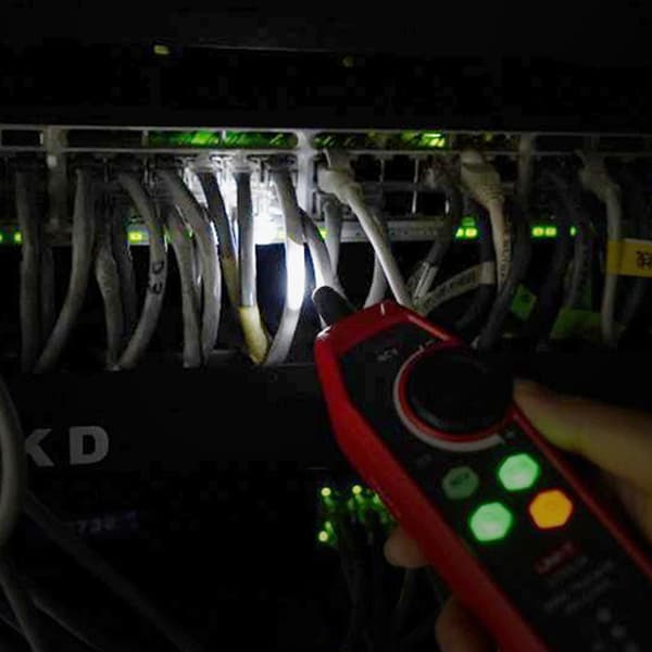 Multifunktionell Ethernet-testare med POE elektrisk detektering för SSTP-kablar