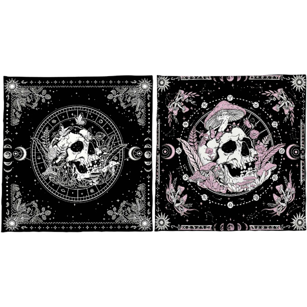 Dekorativ Tarot-duk Häxkonst Bordsduk för Tarotentusiaster A 60x60cm