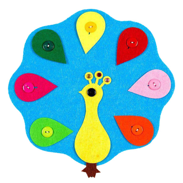 Montessori Förbättra Intelligens Sömnadsknappar Lärleksak för barn Pojkar Nyhet Barn Leksaker null - 5