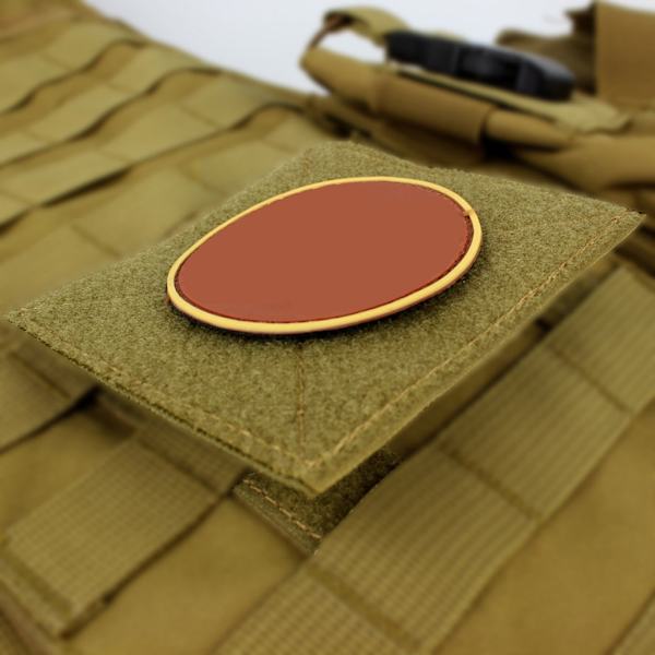 Borrelås Tacticals Molles Panel for Badge Insignias Patches Molles Strips Army Green