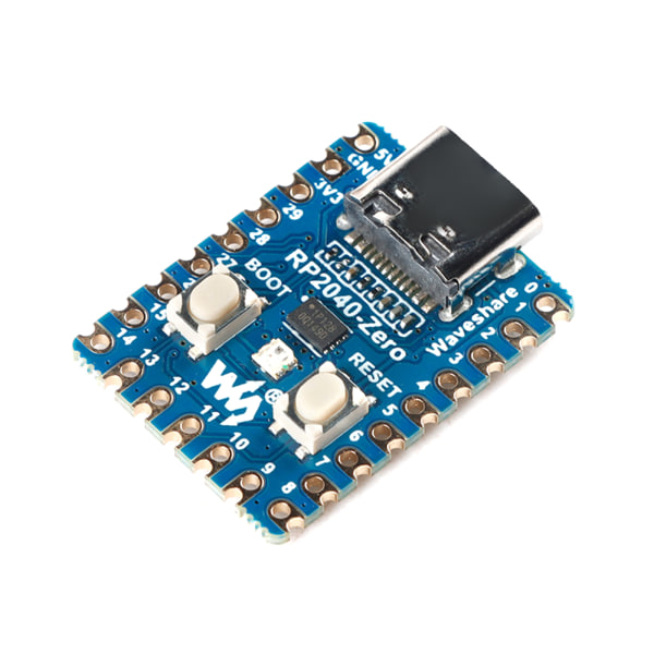 RP2040-Zero Zero för M-mikrokontroller, med Dual-Core ARM Cortex M0+-processor