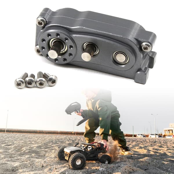 Aluminium Transfer Case Konvertering til SCX10 Style Rock Crawlers Chassis