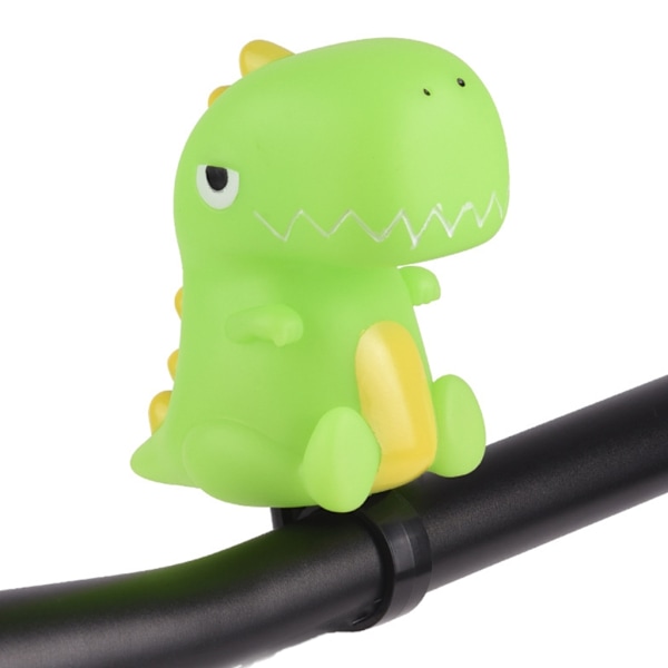 Söpö Skootteri Lasten Pyöränkello Puristettava Pyörän Torvi Pojille ja Tytöille Green dinosaur