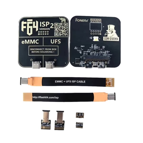 EMMC UFS ISP-programmeringsadapter til telefonservicearbejde, chipvedligeholdelsesopgaver