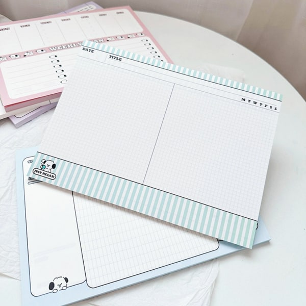 To Do List Planner Muistikirja 50 päiväystämätöntä arkkia Akateeminen suunnittelija opiskelijoille null - B