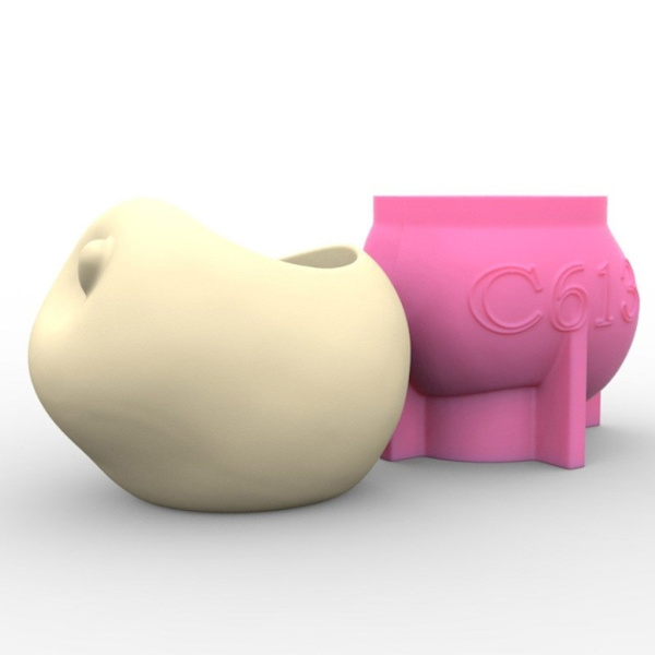 Silikone Planteform 3D Frugt Form Urtepotter Form Opbevaringsholder Vase Harpiks Form til Beton Cement Harpiks Form DIY 3