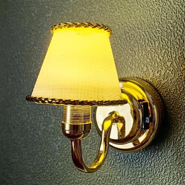 1:12 Dukkehus Væglampe Sconce Figur Belysning Legetøj til Legesæt