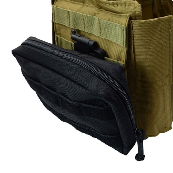 Molles Adapter Plattform Mag Pouch Ryggsäck Jakt Väst Anslutning Fäste Black Belt Style