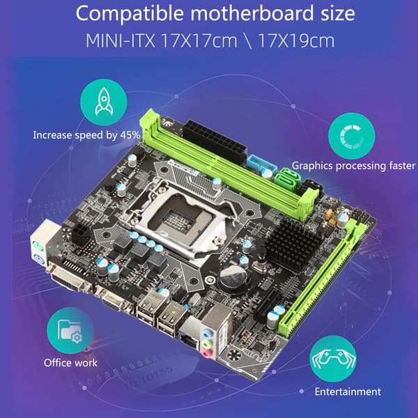 JX01 SECC Mini ITX HTPC Chassi Speldator för Datorlåda Skrivbordsdatorhölje