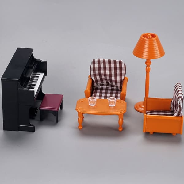 Klaverstol Lampe Sofa Model Stuepynt Legetøj