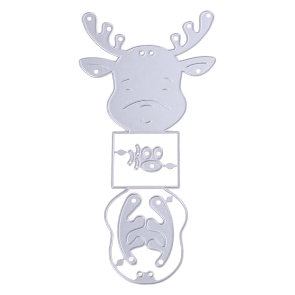 Jul Älg Prägling Skärmallar Stencil för DIY Scrapbooking