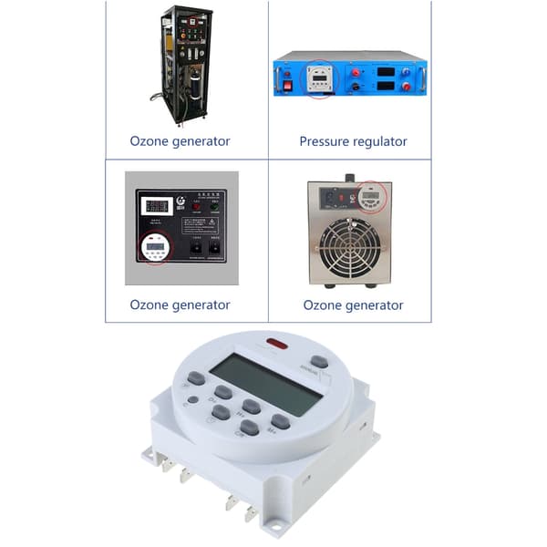 Elektroniske timer-switche relæer digitalt LCD strøm programmerbare timer-relæer