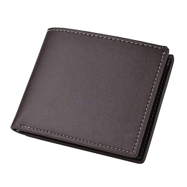Bifold korttipidike Multi Slot Card Case Taskulompakko PU Kukkaro Käteispidike Black