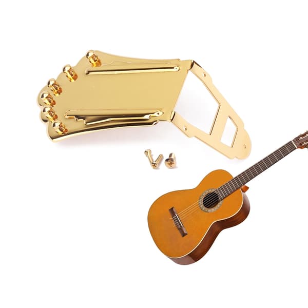 Gitarr Trapets Stallstycke Polerad Metall Gitarr Stallstycke