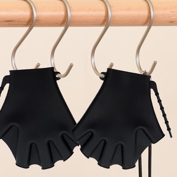 Simhudsförsedda handskar Simhudsförsedda simhandskar Simhandskar Simhudsförsedda fingrar Vattenhandskar Black