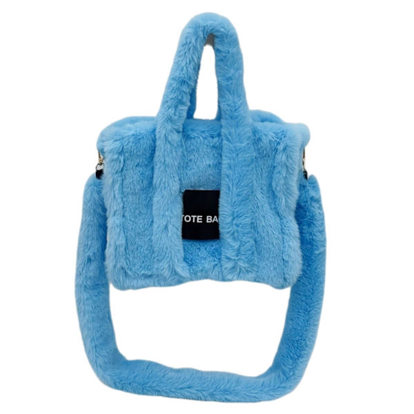 Damväskor Höst Vinter Axelväska Plysch Messenger Bag Top Handväska Handväska Khaki