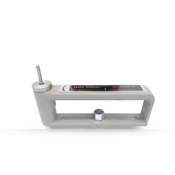 Justerbar hulsav 55 mm til 305 mm til metalplader med stålramme