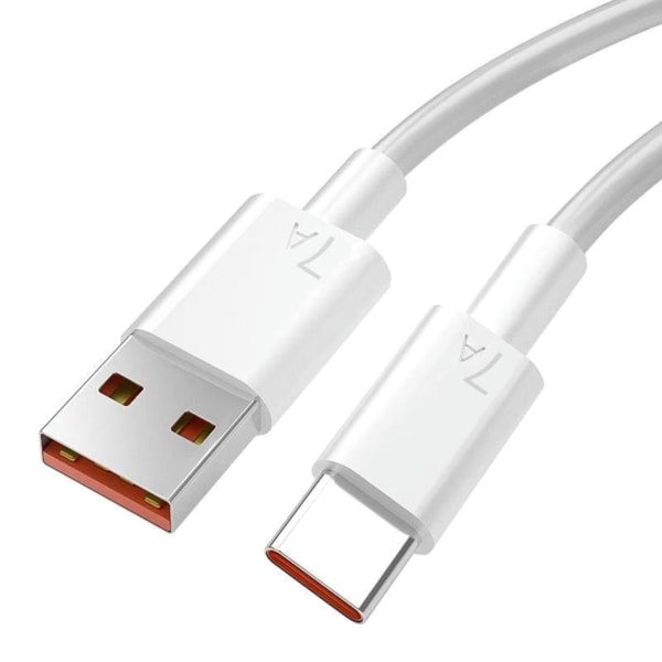 USB C-kabel 7A/100W snabbladdningssladd USB till TypeC-telefonladdarsladd Lägre motstånd för snabbladdningsenheter för surfplattor