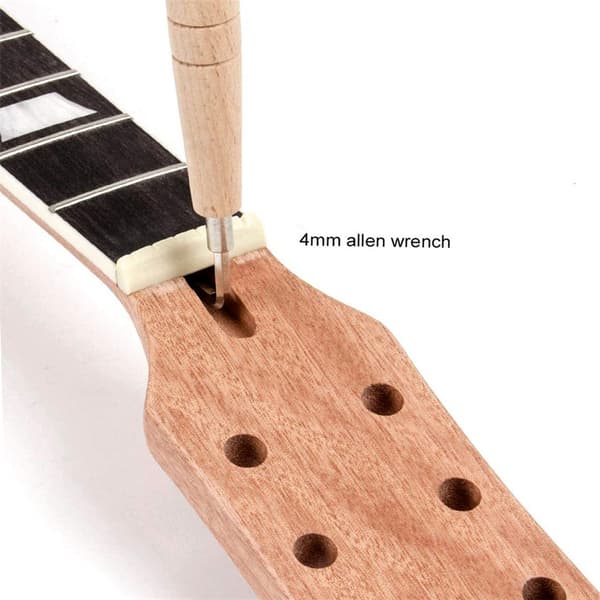 Gitarrhals 22 band Rosenträ Greppbräda DIY Elgitarr Hals Ersättning